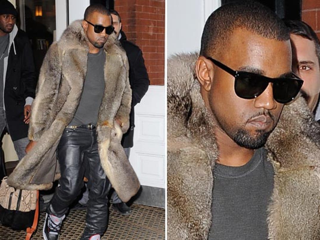Kanye West Wearing Nutria Fur Coat – Wolverine Furs