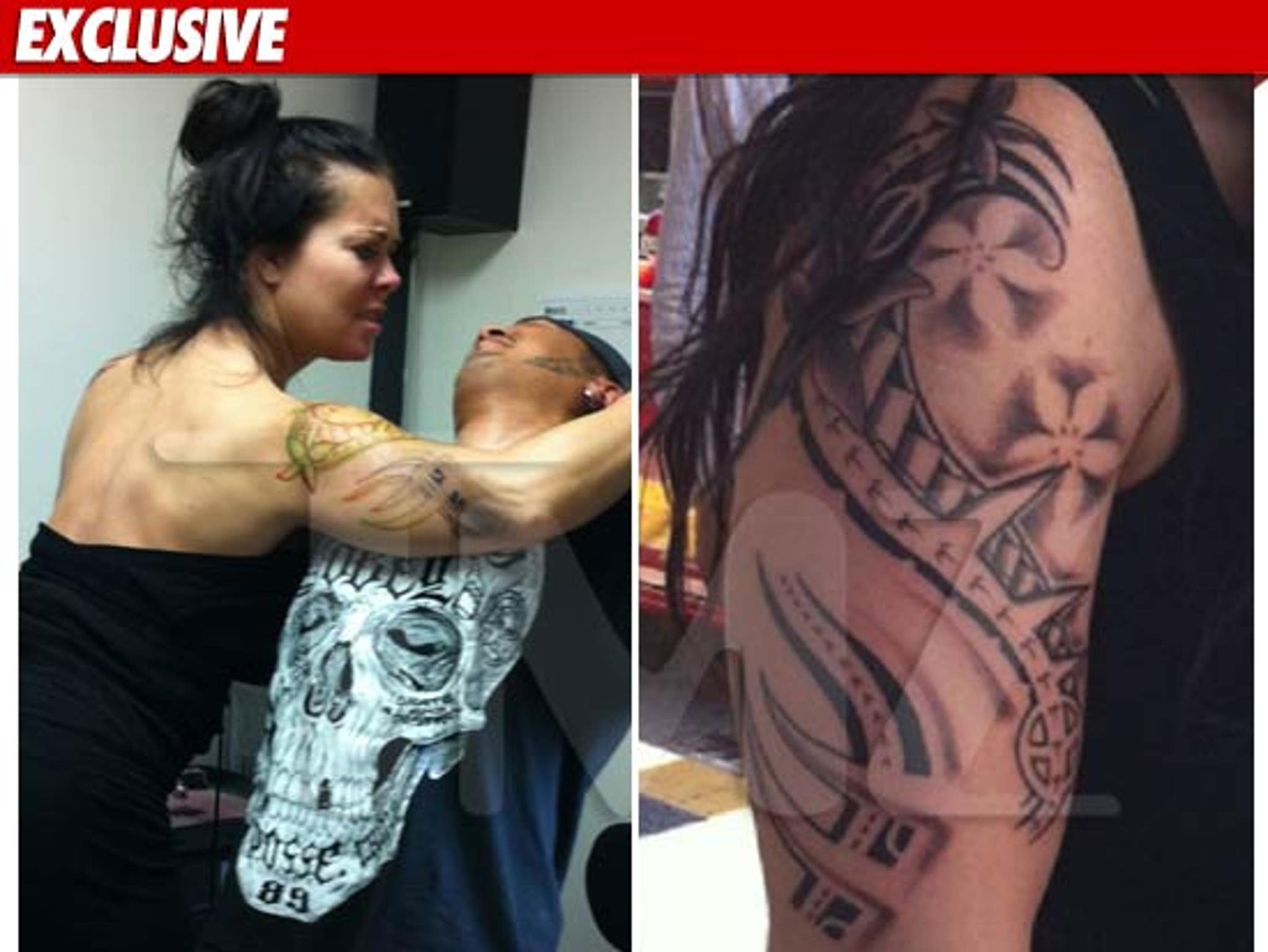 Star Tattoo Cop - Chyna -- Wrestlin' for New Ink