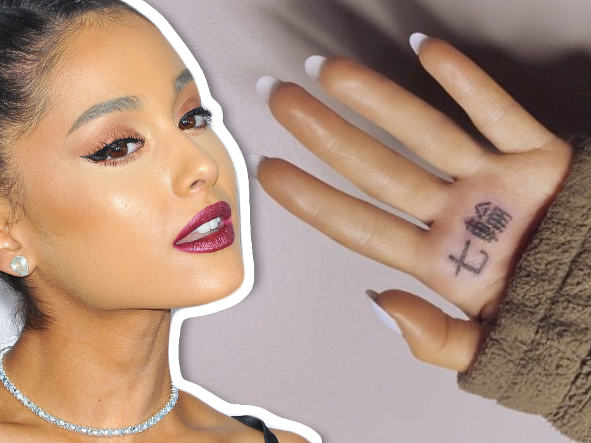 Ariana Grande admits new Japanese symbol tattoo actually says BBQ grill  and not the name of her new single 7 Rings  The Irish Sun