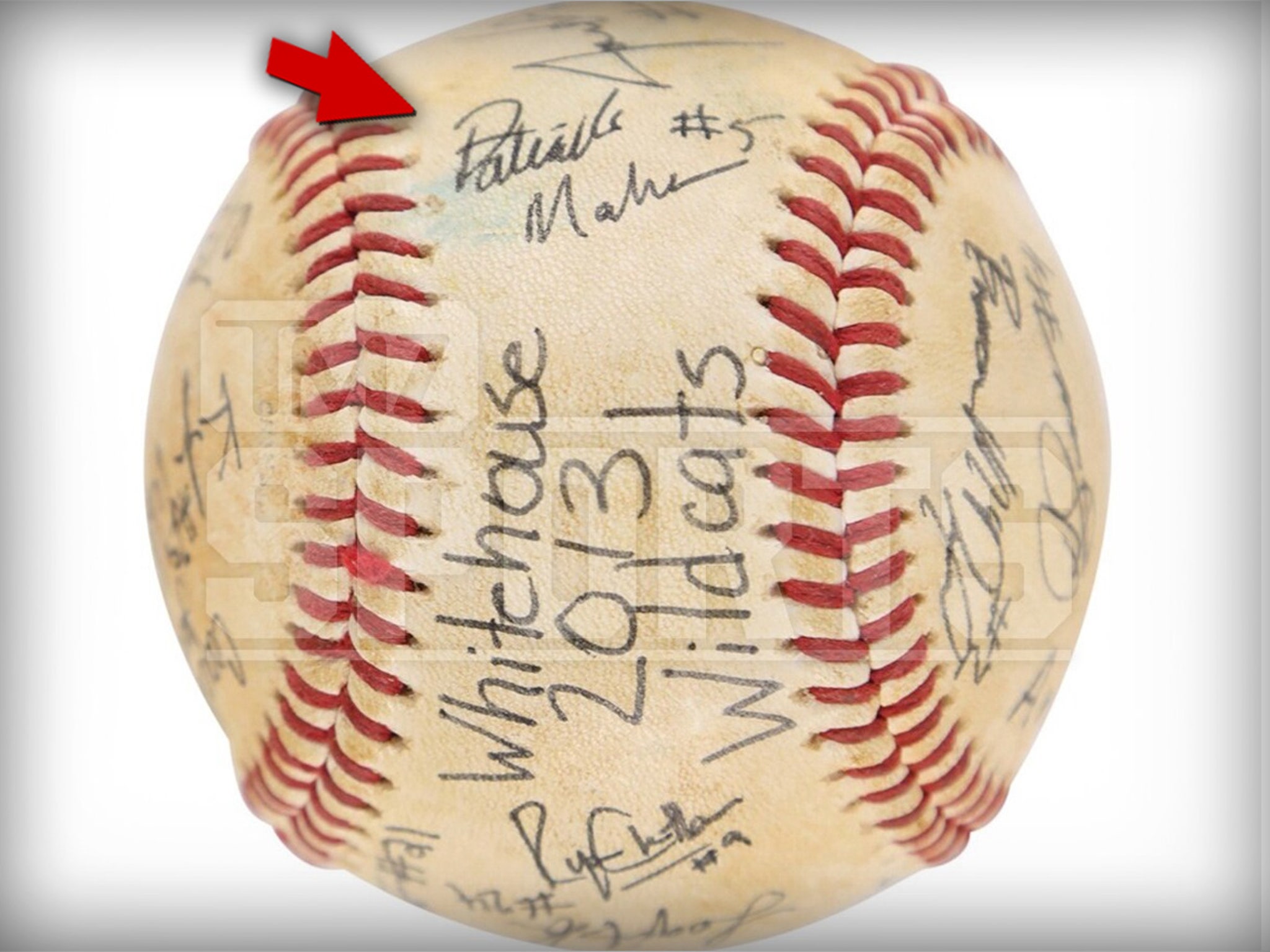Patrick Mahomes Baseball Autographed In H.S. Hits Auction, 2013 Signature!