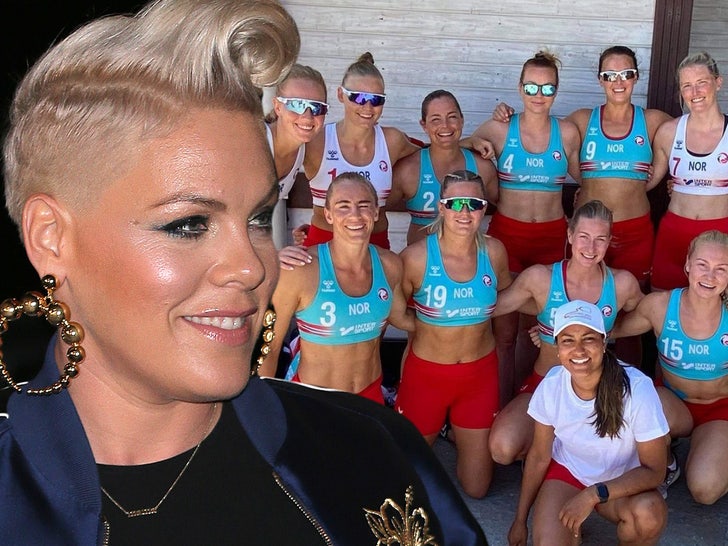 P!nk Says She'll Pay Norwegian Women's Handball Fines Over 'Sexist Rules