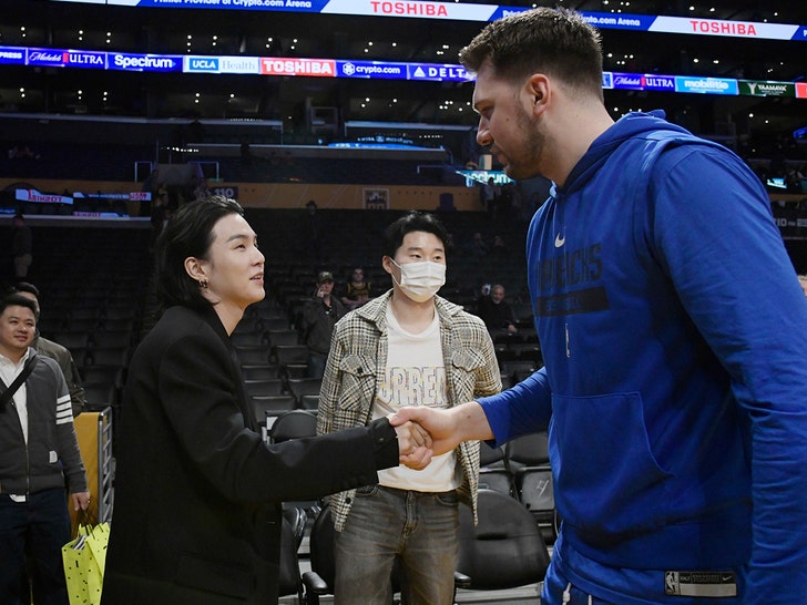 suga and luka doncic getty 