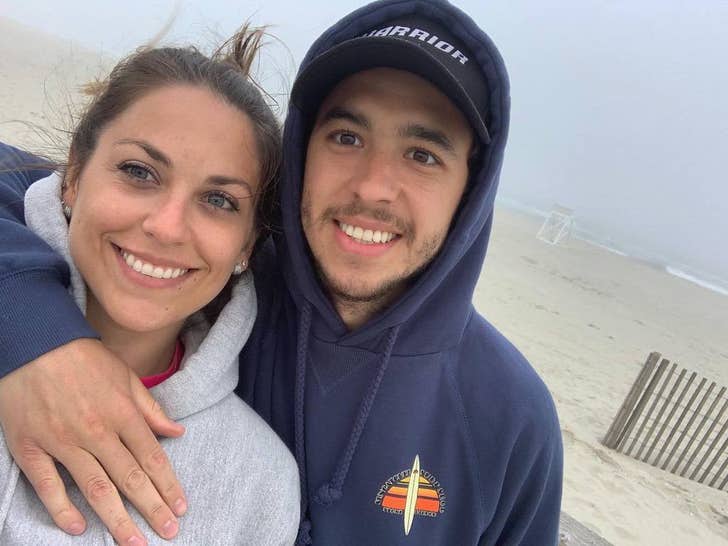 Johnny y Meredith Gaudreau juntos