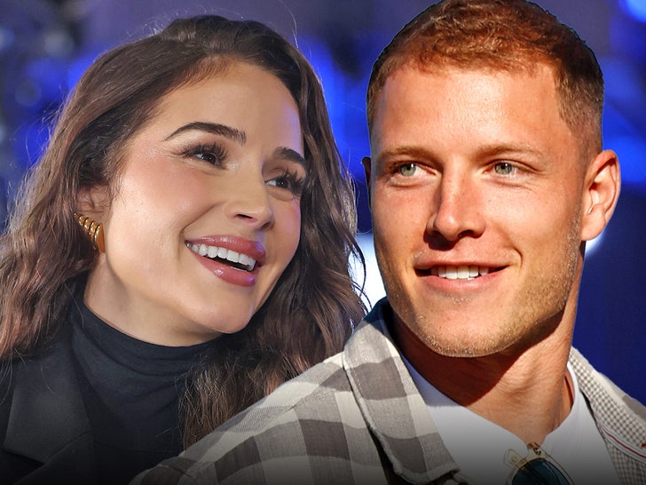 Olivia Culpo offers the start, welcomes Christian McCaffrey's first guy