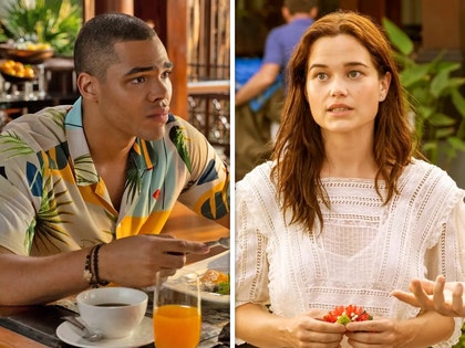 Nicholas Duvernay and sarah catherine hook white lotus hbo