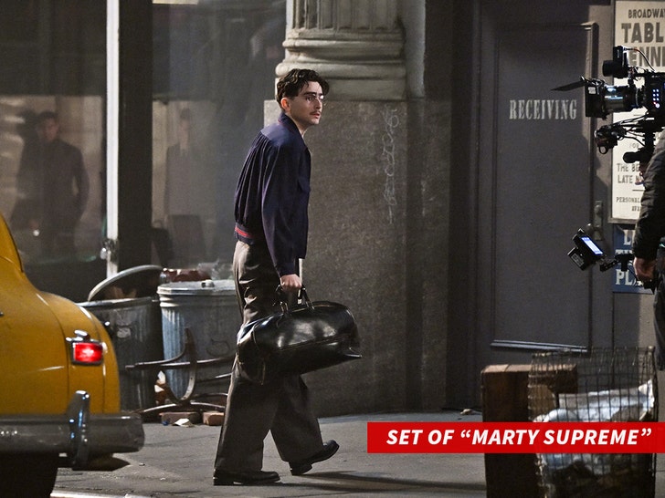 Conjunto de Marty Supreme Getty 2