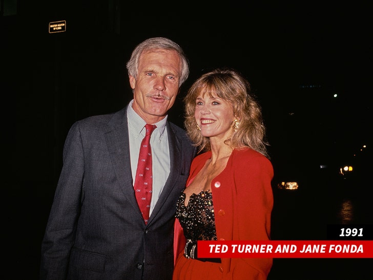 Ted Turner and Jane Fonda Getty 1