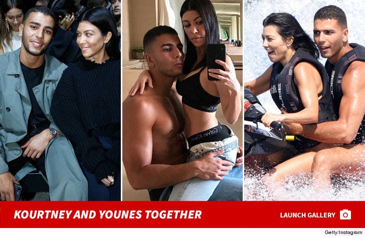 Kourtney Kardashian and Younes Bendjima Together