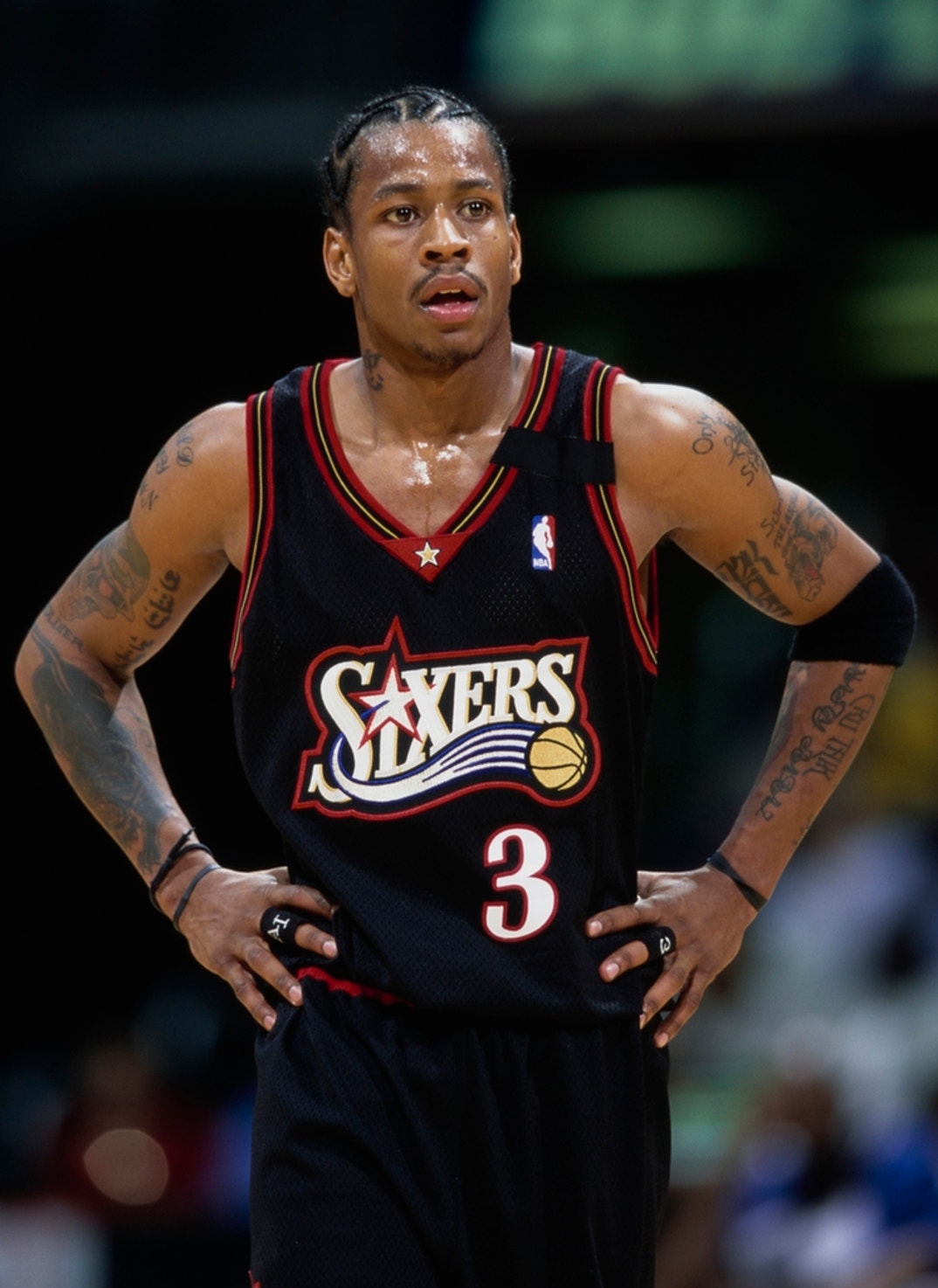 Allen Iverson On The Court 7