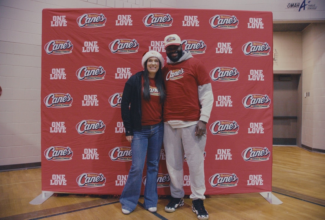 Shaquil Barrett With Raising Cane's 20