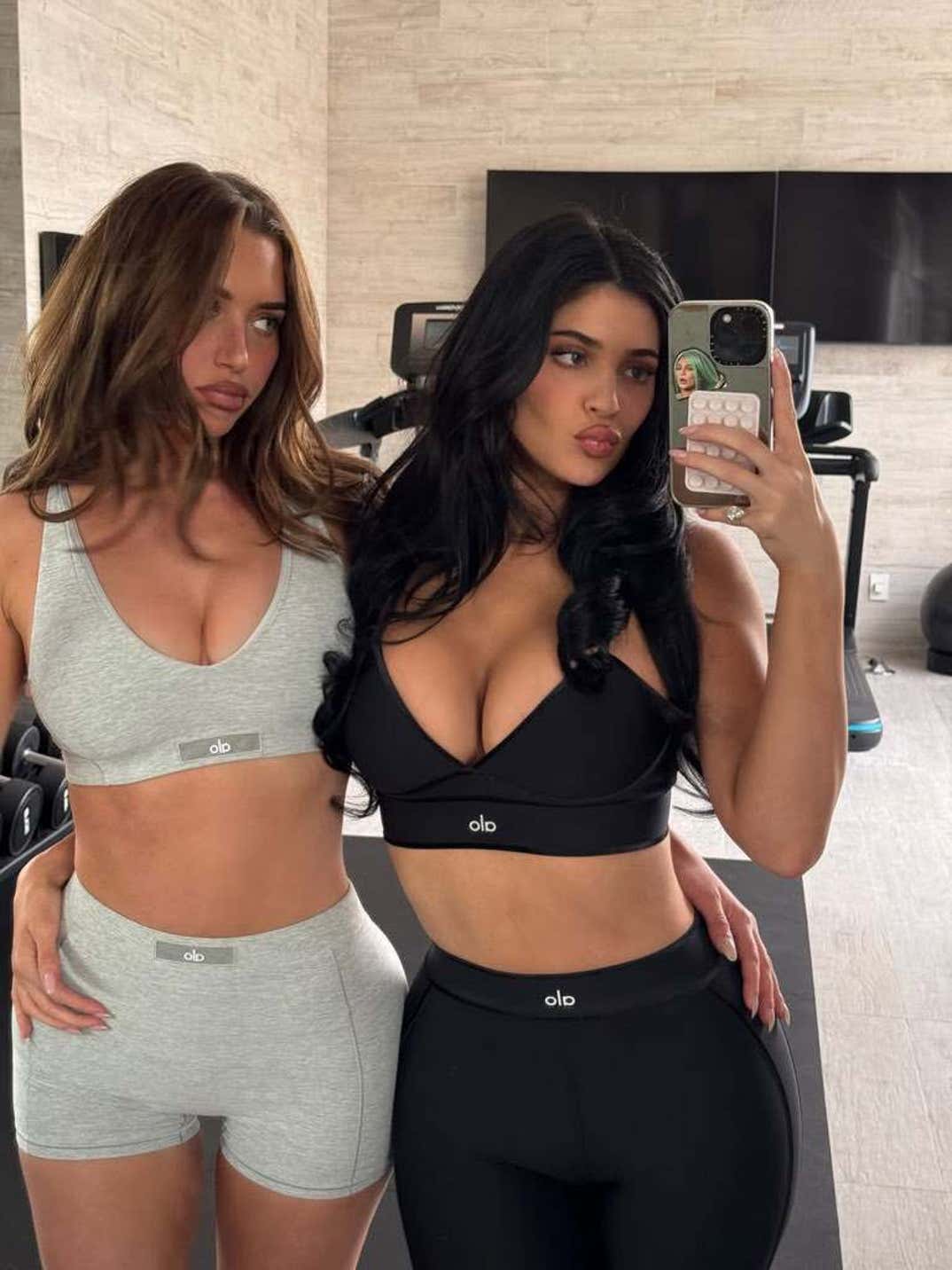 Stassie Karanikolaou vs. Kylie Jenner -- Workout Besties Edition