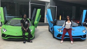 Cardi B Shows Off Her Post-Baby Bod with Offset, and 2 Lamborghinis