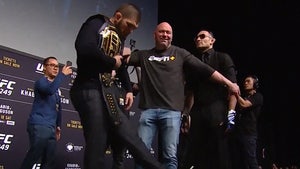 Khabib Nurmagomedov Kicks Tony Ferguson's UFC Belt, Intense Video