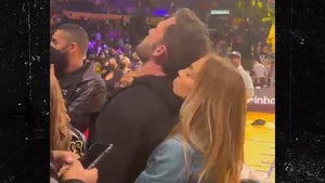 Jennifer Lopez Snuggles Ben Affleck At Lakers Game, PDA In Front Of LeBron!