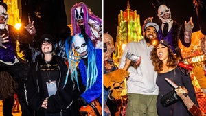 Celebs Hit Up Universal Studios Hollywood Halloween Horror Night