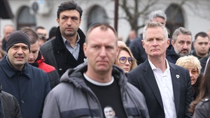 Steve Kerr attends the funeral of Dejan Milojevic shutter 2