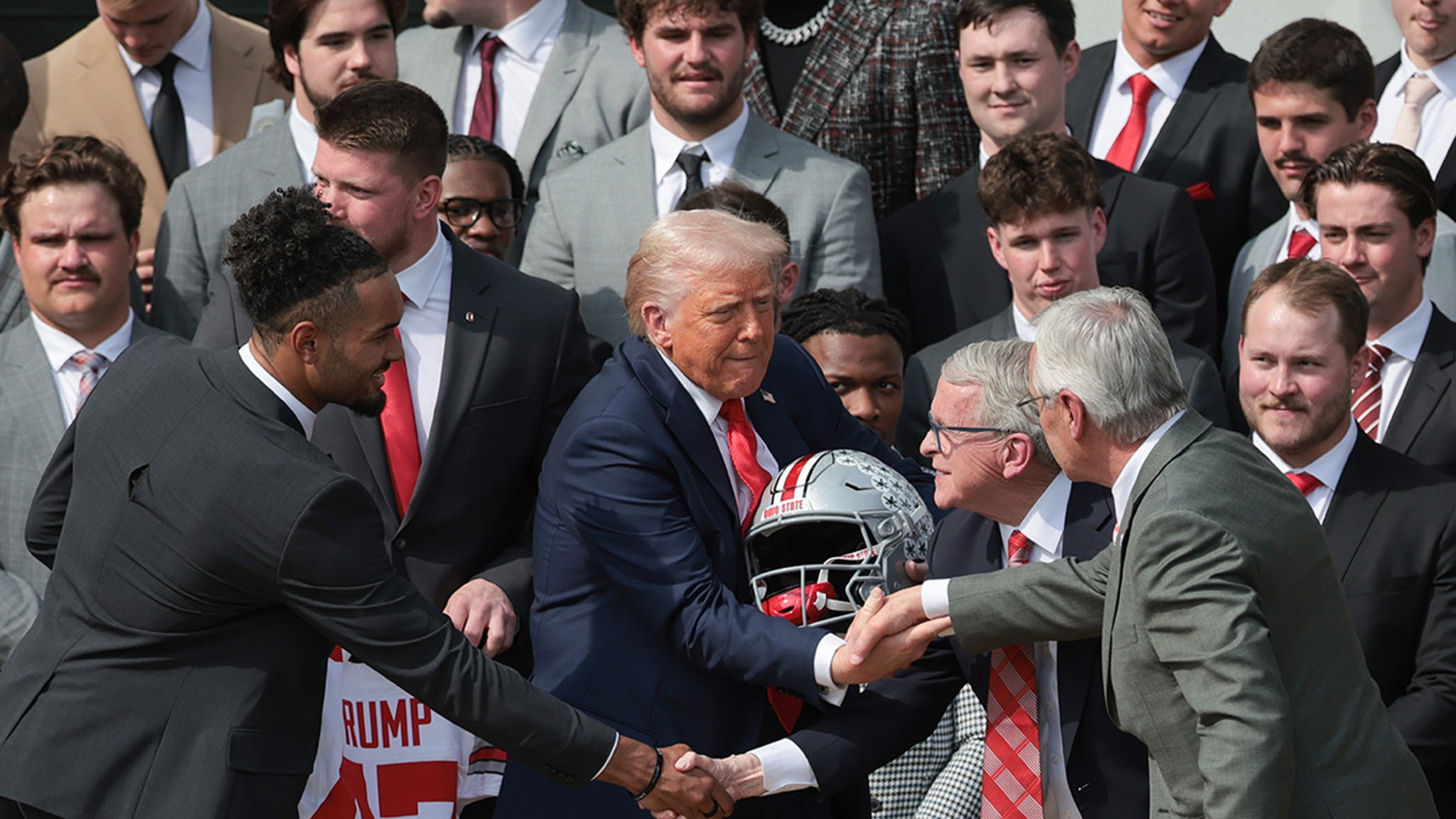 JD Vance Drops College Football Championship Trophy During OSU