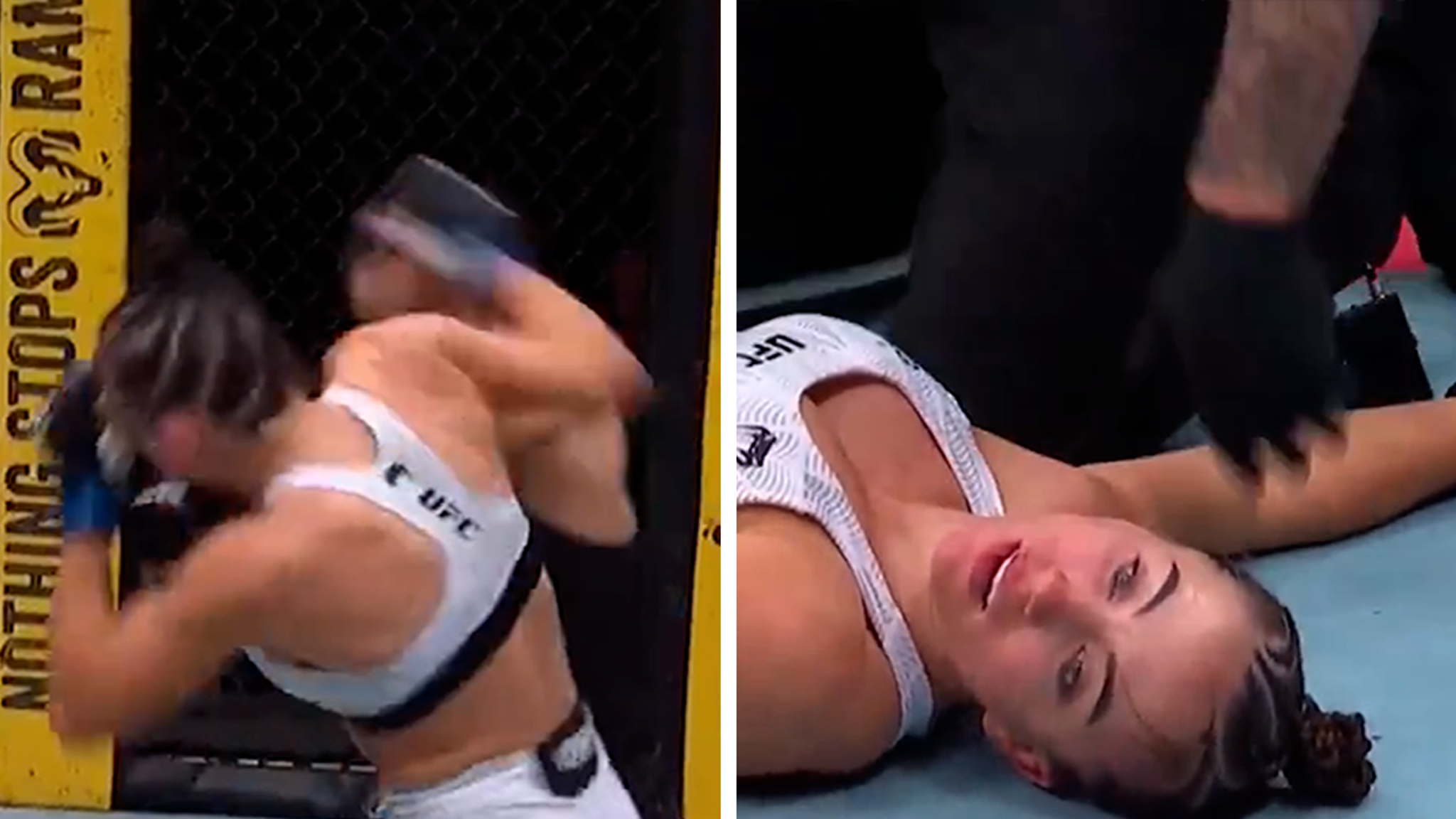 MMA Rising Star Maycee Barber Knocked Out Cold During UFC Fight, Video Shows MMA Rising Star Maycee Barber Knocked Out Cold During UFC Fight, Video Shows