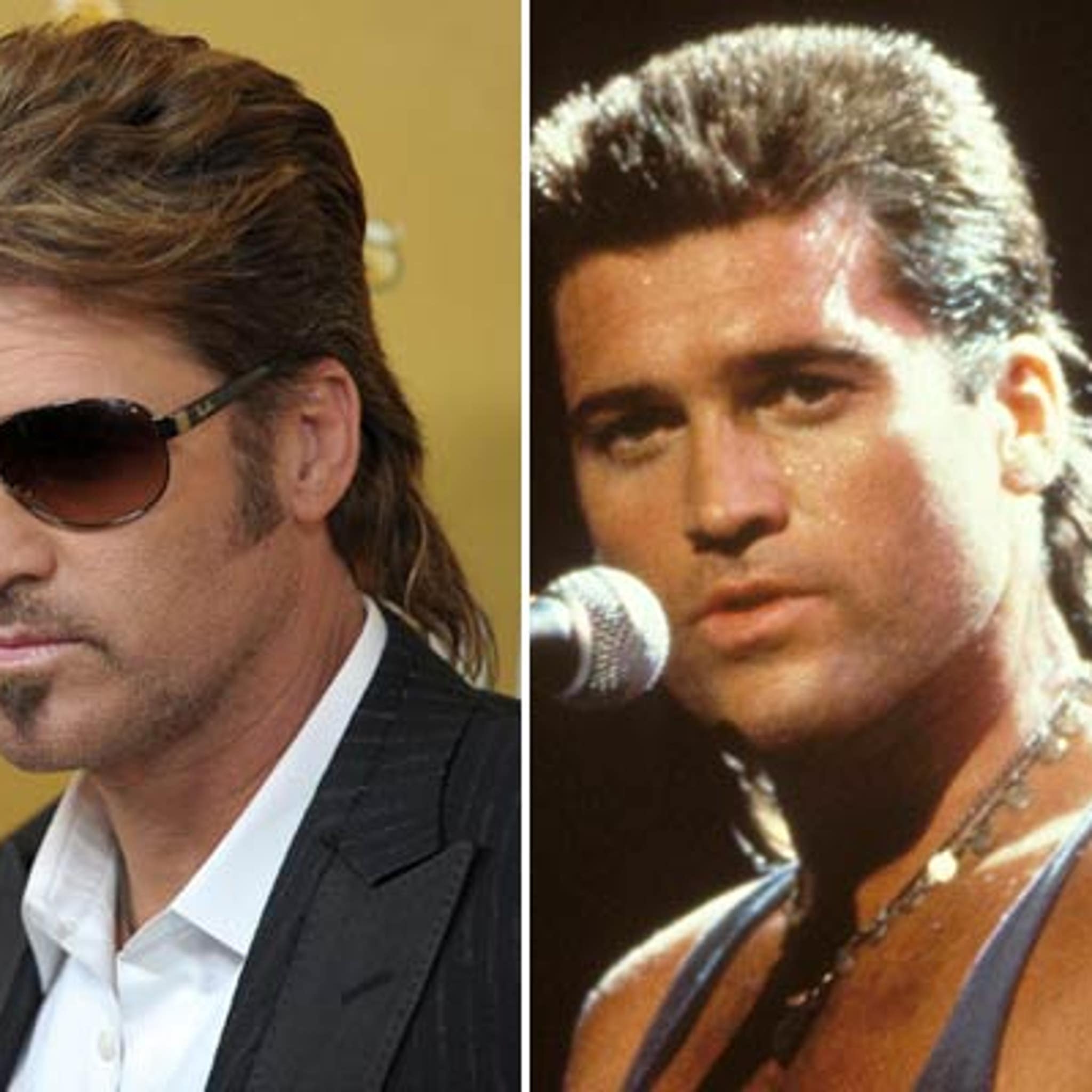 Billy Ray Cyrus Achy Breaky Mullet Is Back