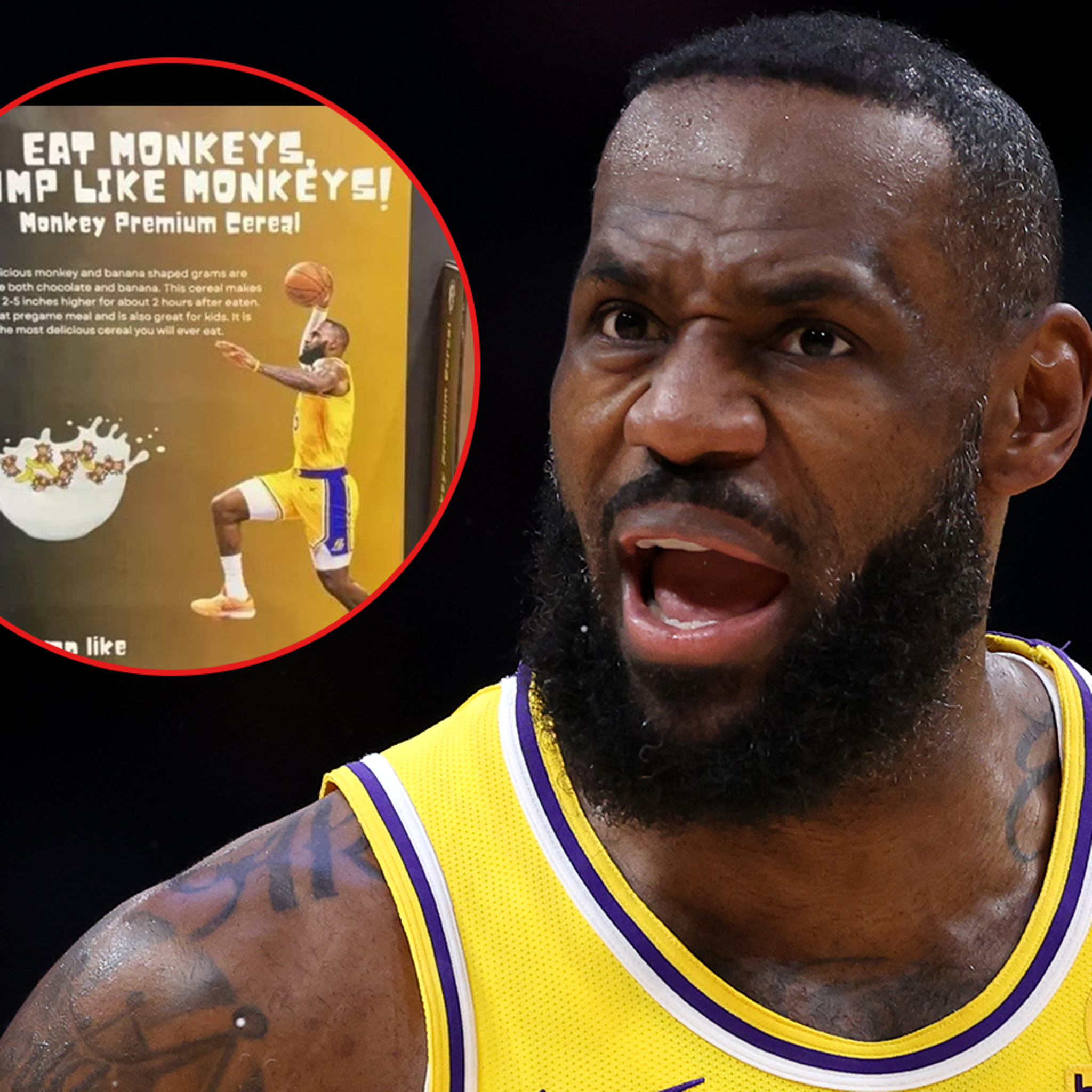 Racist LeBron James Poster Displayed At School Art Show Officials Investigating