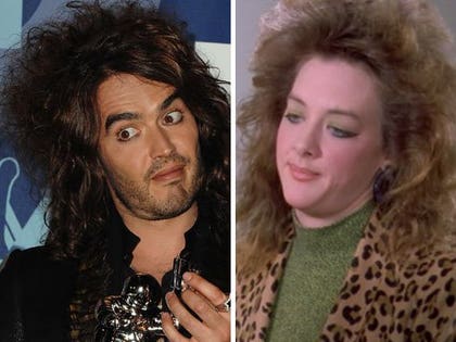 Russell Brand and Joan Cusack