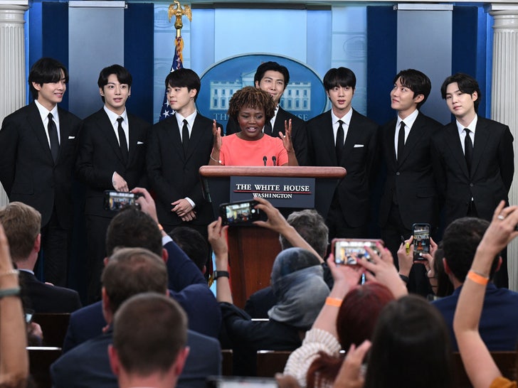 BTS joins the White House press secretary