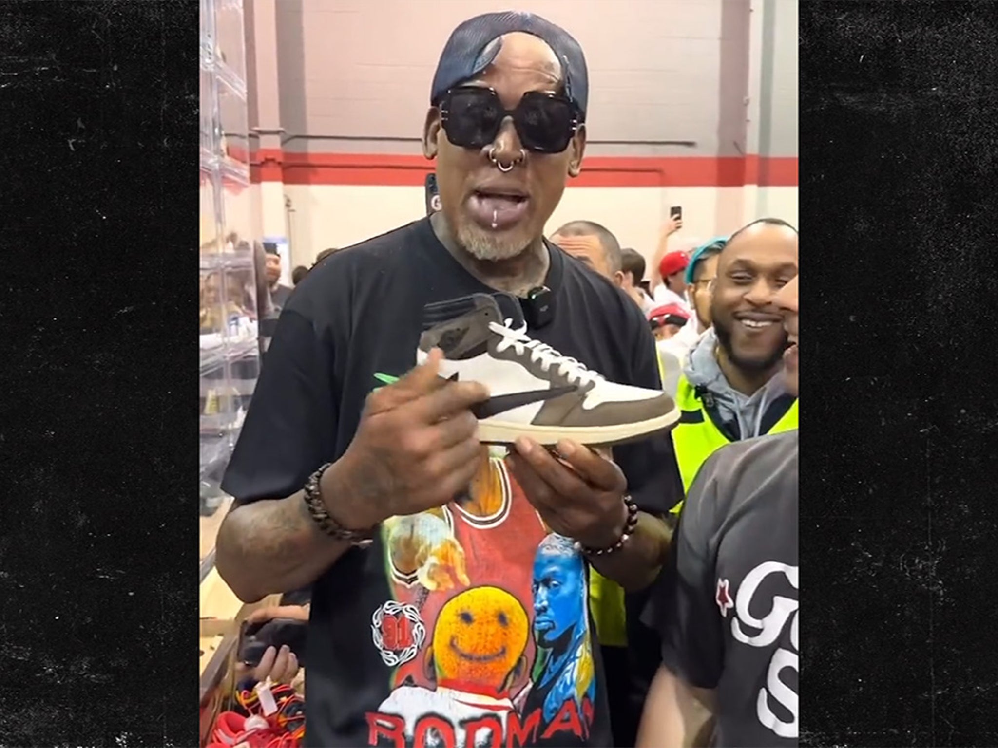 Travis Scott Called Out By Dennis Rodman For Copying Nike Swoosh Design