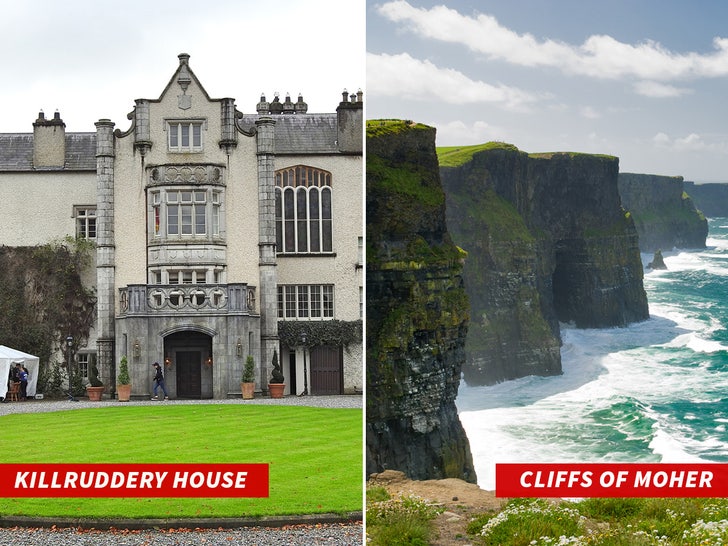 Killruddery House_Cliffs of Moher side by side