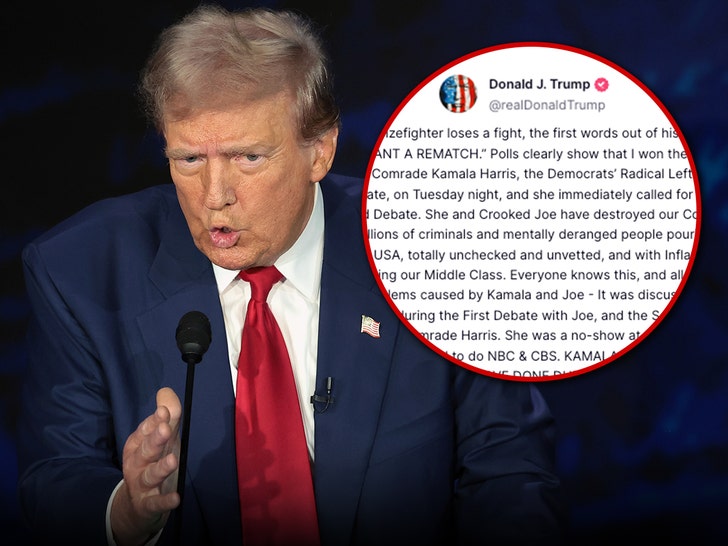 Donald Trump Says He Will Not Debate Kamala Harris Again