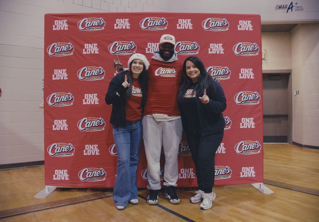 Shaquil Barrett With Raising Cane's 22
