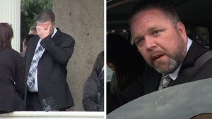 Big Ang -- Estranged Hubby Neil Murphy Breaks Down at Funeral (VIDEO)