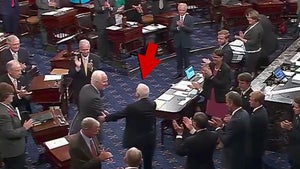 Senator John McCain Returns for Health Care Vote After Brain Cancer Diagnosis, Gets Standing Ovation