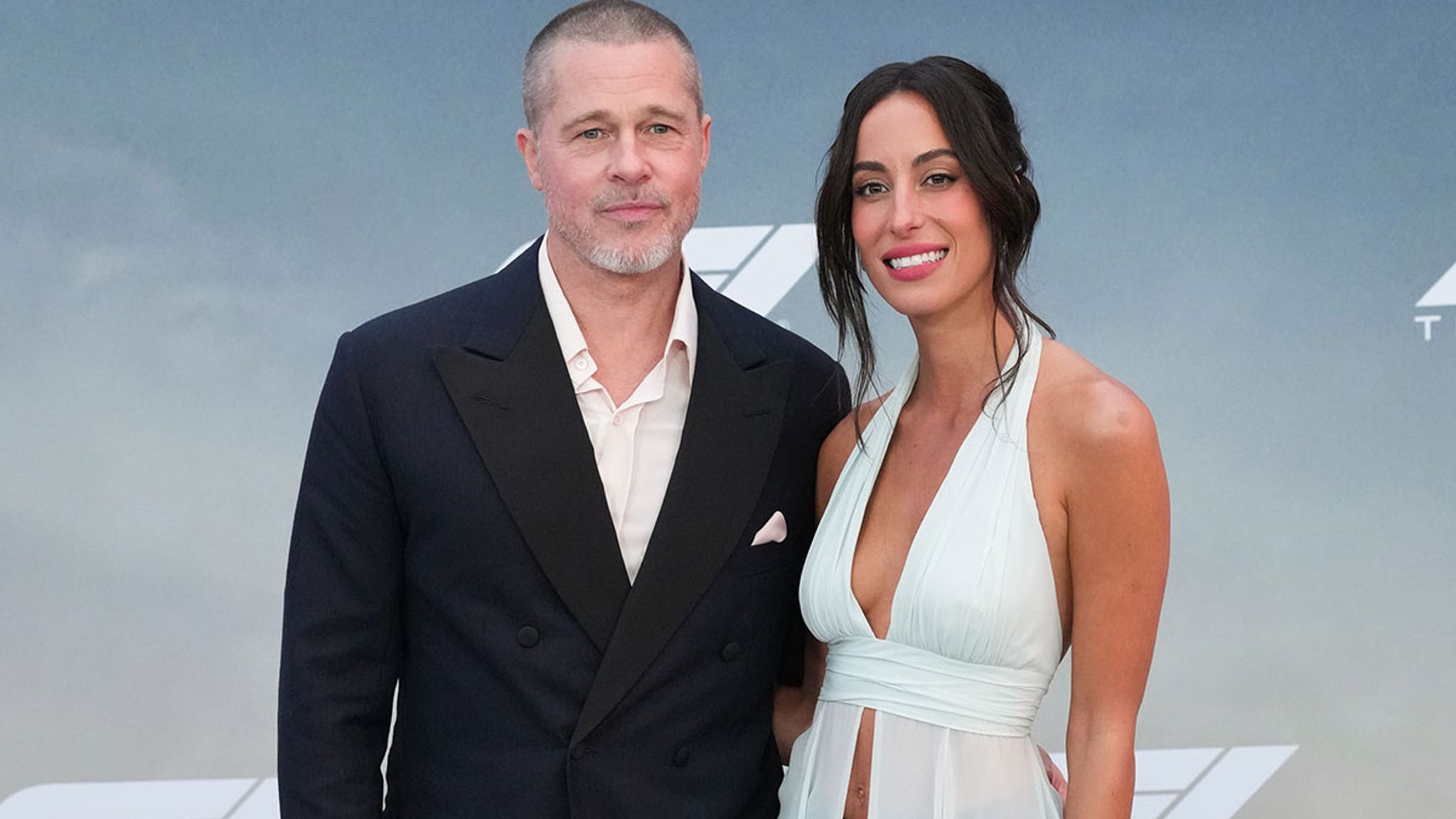 Brad Pitt and Ines de Ramon Look Stunning at 'F1' Movie Premiere