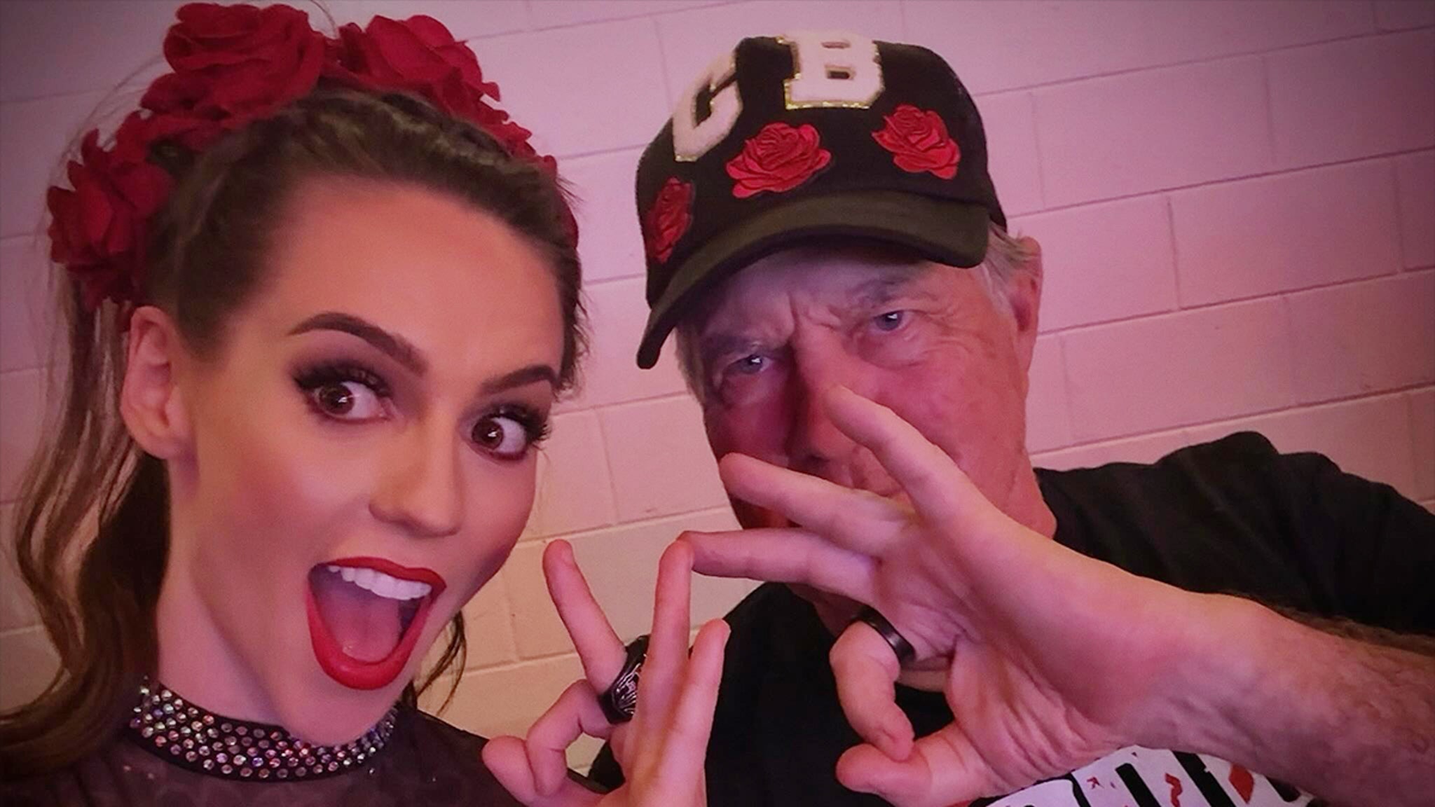 Jordon Hudson Gives Bill Belichick 'WAG' Status At Cheer Competition