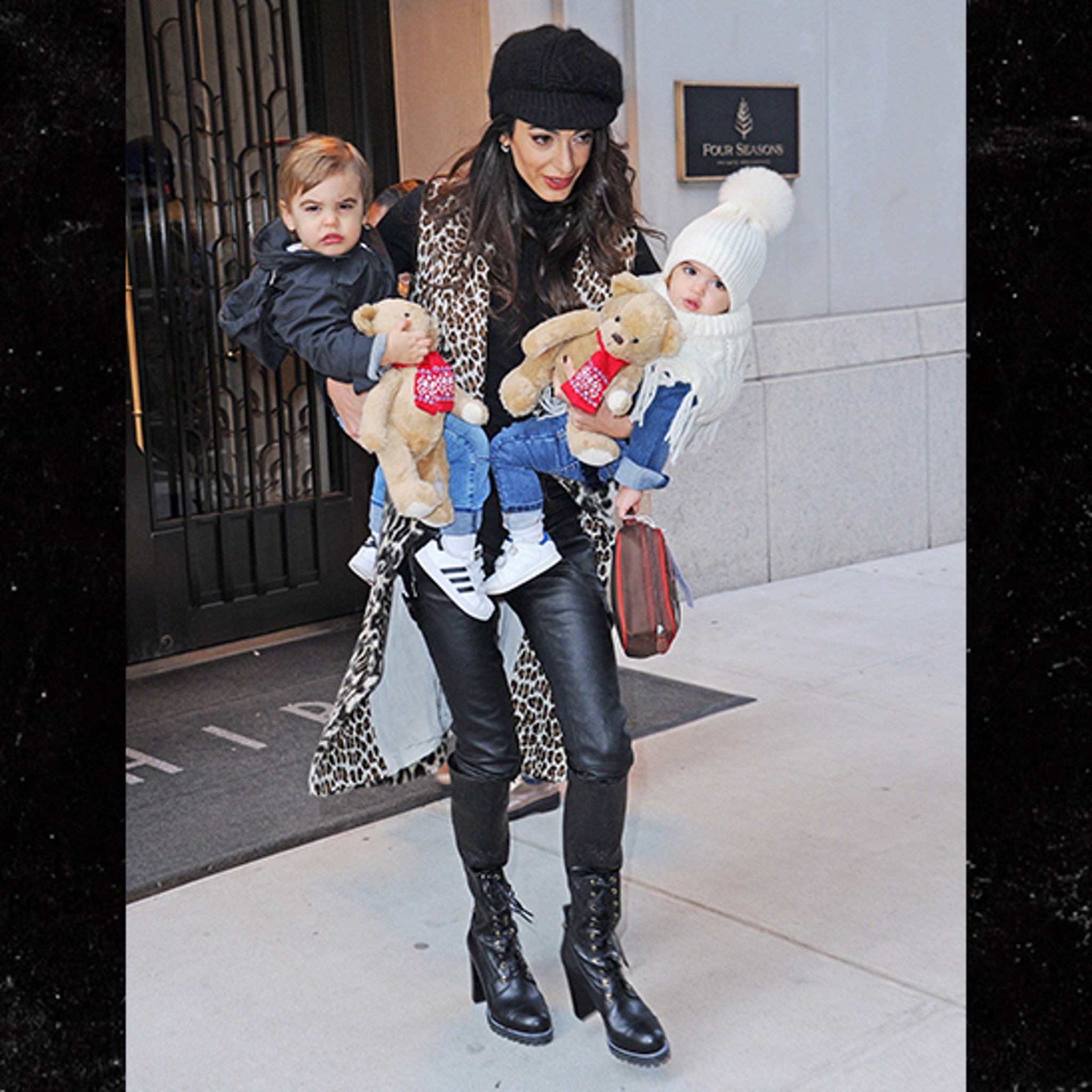 Amal George Clooney Twins
