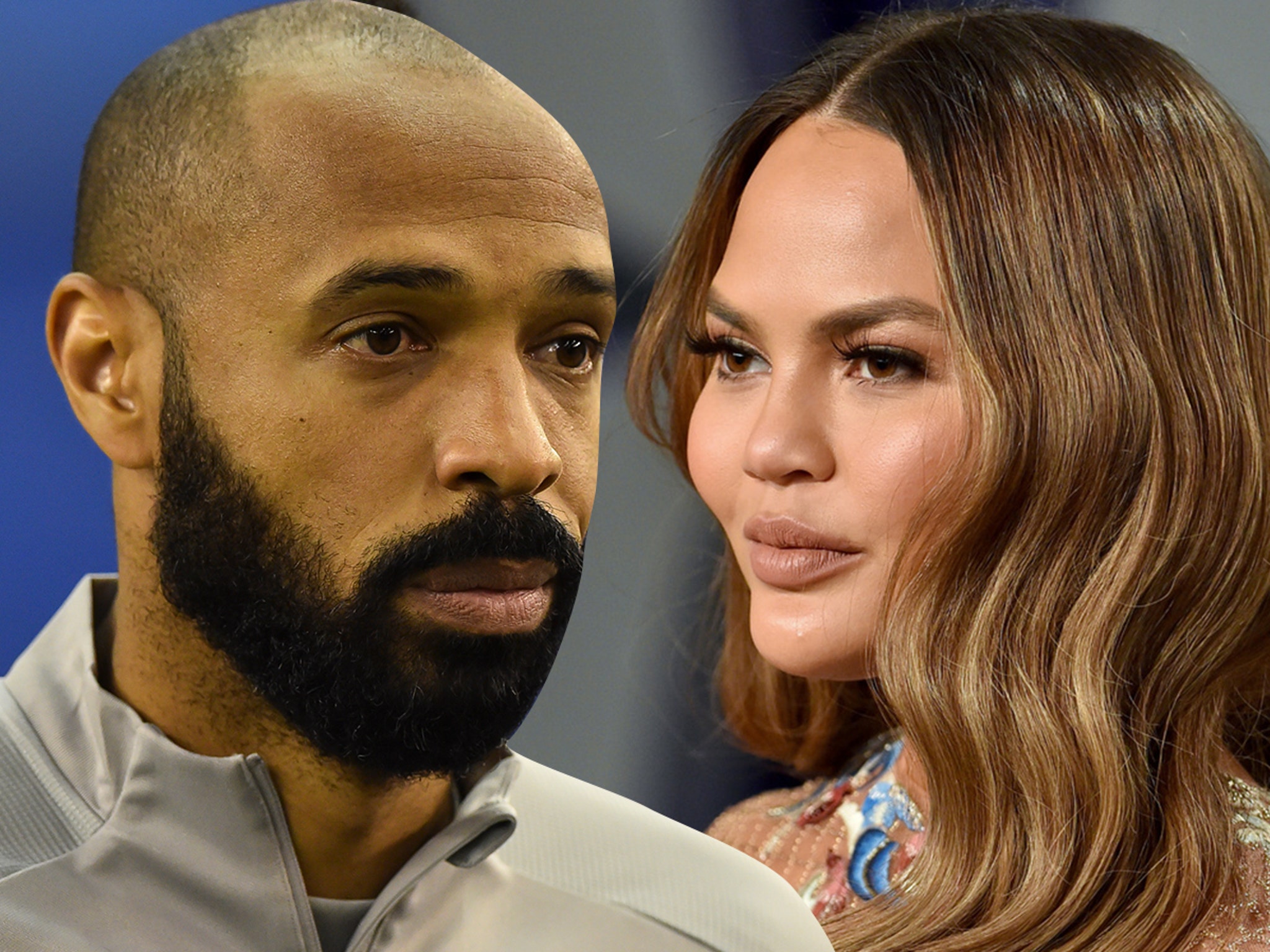 Soccer Legend Thierry Henry Follows Chrissy Teigen's Lead, Ditches