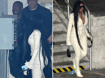 Kanye Spotted with Kim Kardashian Look-Alike Chaney Jones at 'Donda 2' Event