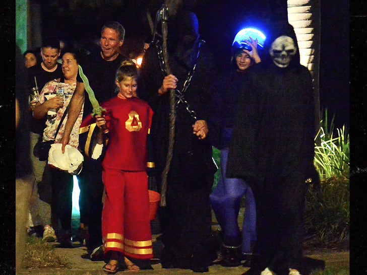 Tom Brady Spends Halloween Season With Kids