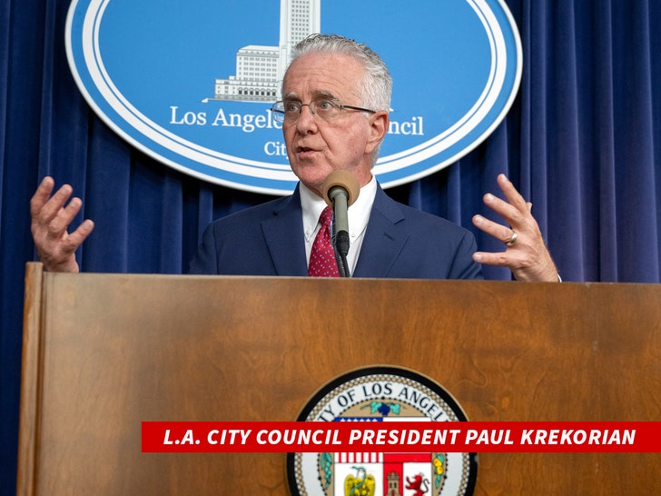 El presidente del Ayuntamiento de Los Ángeles, Paul Krekorian