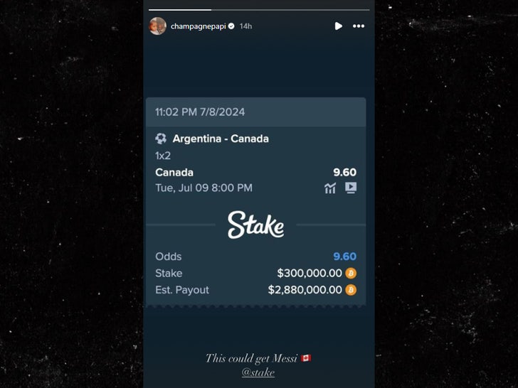 drake argentina canada bet