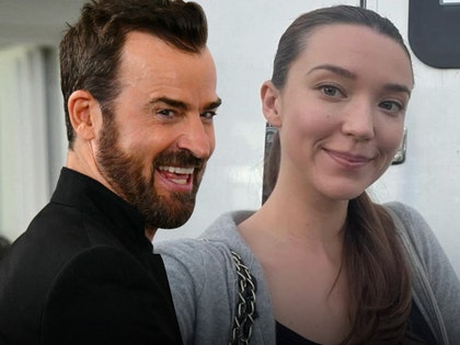 Nicole Brydon Bloom Justin Theroux getty 1