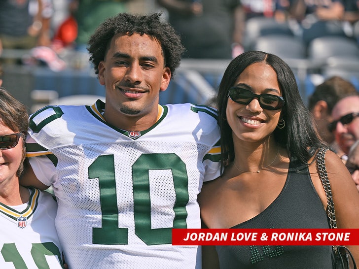 jordan love ronika stone together football