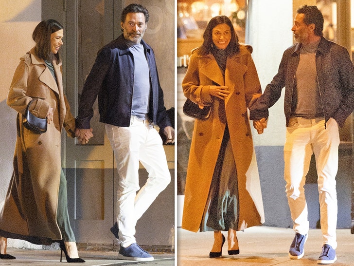 Hugh Jackman & Sutton Foster Holding Hands in Santa Monica