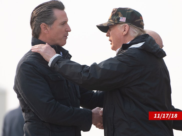 donald trump gavin newsom sub getty deslizar