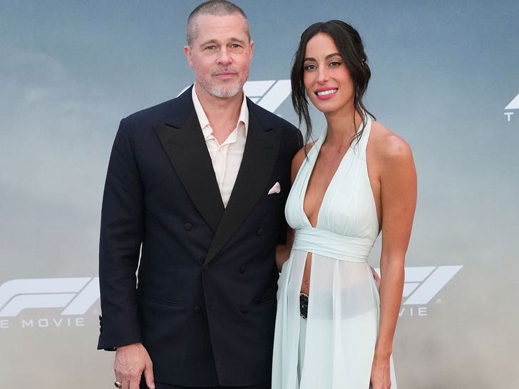 Ines de Ramon brad pitt getty