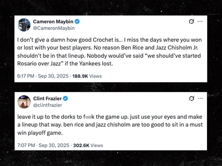 cameron maybin and clint frazier x 1