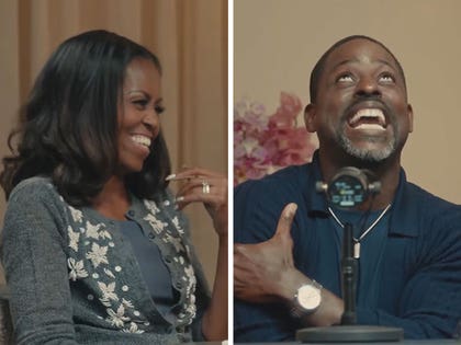Sterling K Brown and Michelle Obama