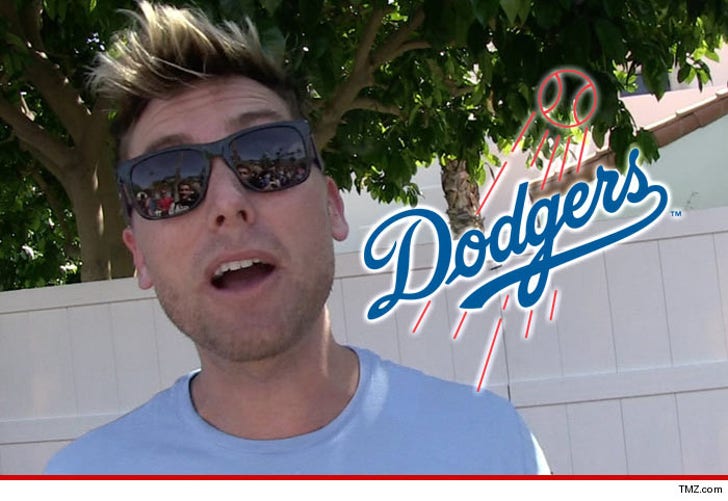 L A Dodgers -- Tap Lance Bass for LGBT Night :: 0520-lance-bass-dodgers-tmz-4