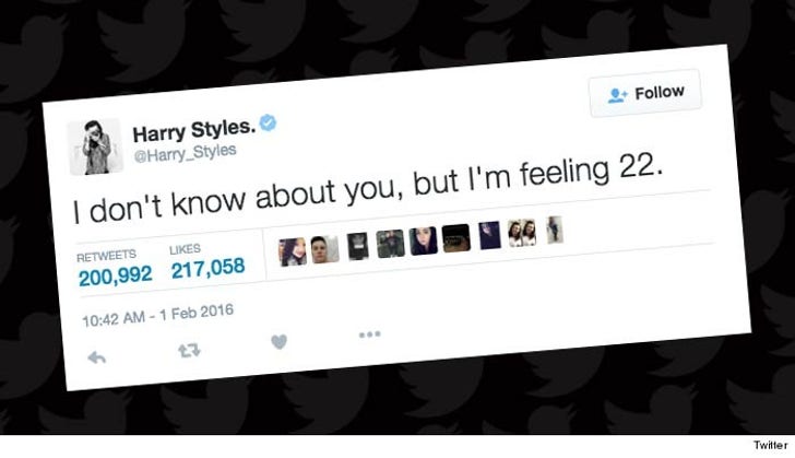 Harry Styles Trolls Ex Taylor Swift With Birthday Tweet