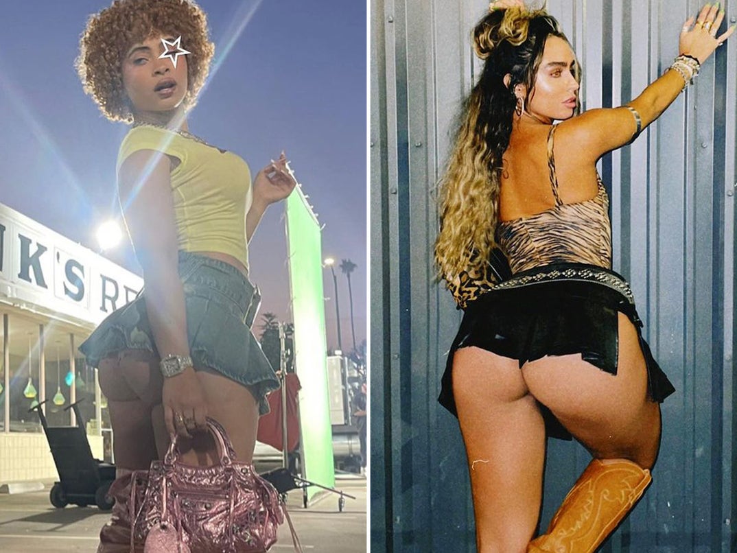 Ice Spice vs. Sommer Ray -- Booty Skirt Babes Edition
